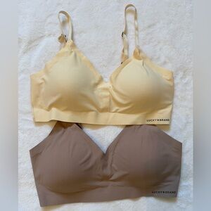 Lucky Brand Size L Seamless Wireless Bralette Set - Pack of 2